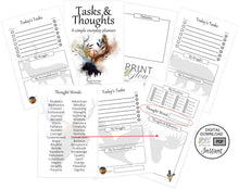 Load image into Gallery viewer, Wilderness Tasks &amp; Thoughts Planner