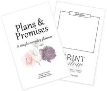 Load image into Gallery viewer, Floral Plans &amp; Promises Planner