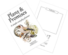 Load image into Gallery viewer, Vintage Plans &amp; Promises Planner