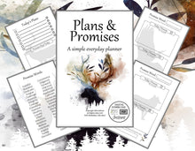 Load image into Gallery viewer, Wilderness Plans &amp; Promises Planner