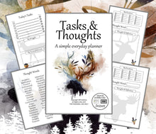 Load image into Gallery viewer, Wilderness Tasks &amp; Thoughts Planner