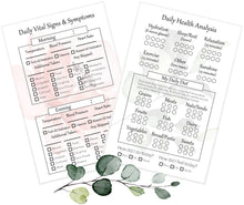 Load image into Gallery viewer, Floral Daily Health Journal
