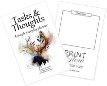 Load image into Gallery viewer, Wilderness Tasks &amp; Thoughts Planner