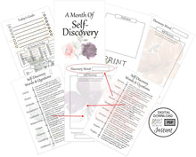 Load image into Gallery viewer, Floral Self-Discovery Planner