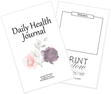 Load image into Gallery viewer, Floral Daily Health Journal