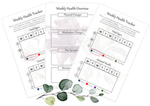 Load image into Gallery viewer, Floral Daily Health Journal