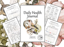 Load image into Gallery viewer, Vintage Daily Health Journal