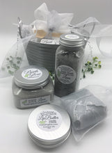 Load image into Gallery viewer, Linen Glitter Bucket Bath Set