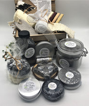 Load image into Gallery viewer, Slate Wood Crate Shower Set