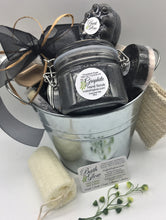 Load image into Gallery viewer, Graphite Bucket Shower Set
