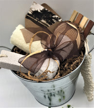 Load image into Gallery viewer, Leather Bucket Shower Set