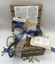 Load image into Gallery viewer, Sea Salt Wood Crate Set