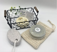 Load image into Gallery viewer, Linen Wire Basket Set
